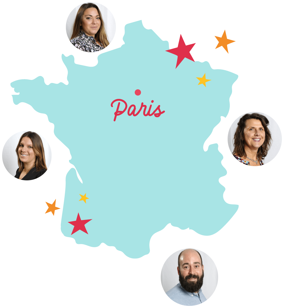 Illustration de la France avec Paris